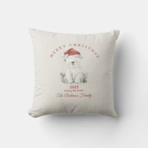Regalo personalizado de vibra de Navidad con oso p