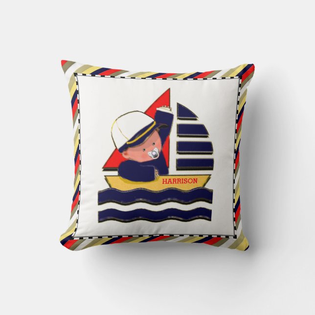 Cojín Decorativo regalo personalizado para bebé (Anverso)
