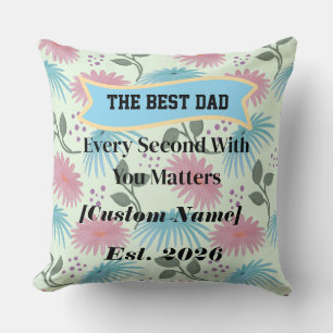 Cojín Decorativo Regalo Personalizado para Papá Regalo del Día del