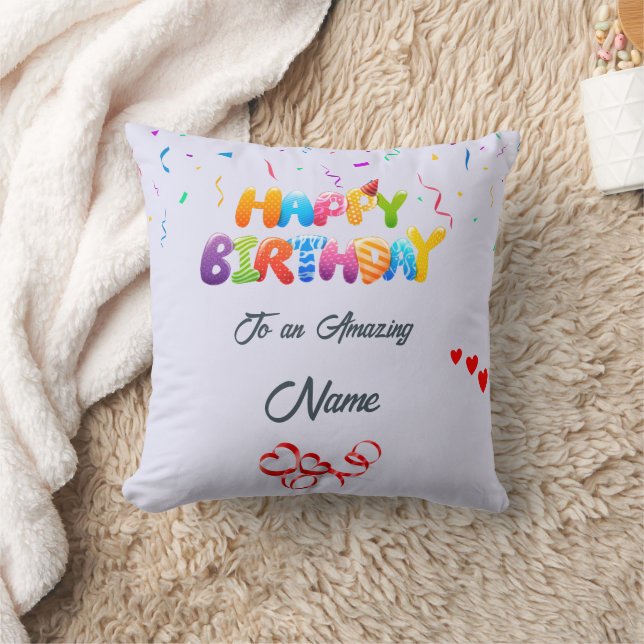 Cojín Decorativo Regalo personalizado Pillow para celebraciones de  (Manta)