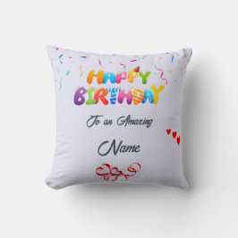Cojín Decorativo Regalo personalizado Pillow para celebraciones de