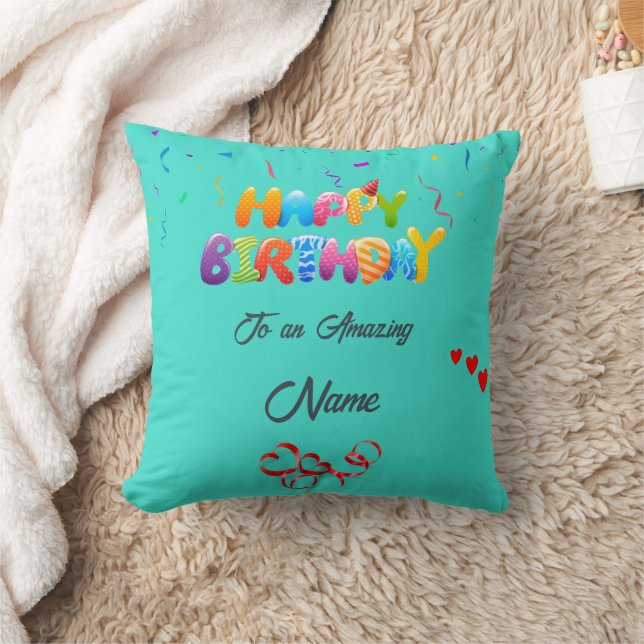 Cojín Decorativo Regalo personalizado Pillow para celebraciones de  (Manta)