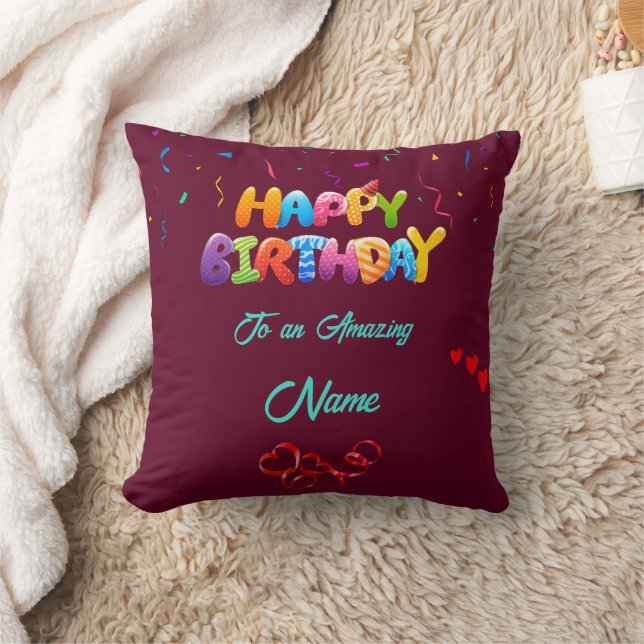 Cojín Decorativo Regalo personalizado Pillow para celebraciones de  (Manta)