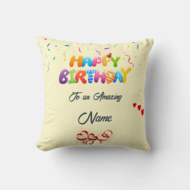 Cojín Decorativo Regalo personalizado Pillow para celebraciones de