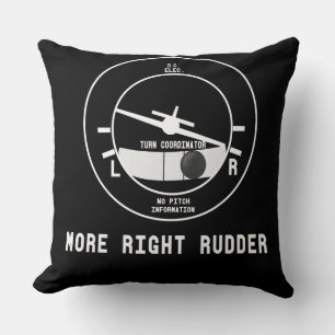 Cojín Decorativo Regalo piloto del instructor de vuelo Cfi de Rudde