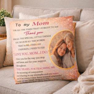 Cojín Decorativo Regalo Sentimental para Madre