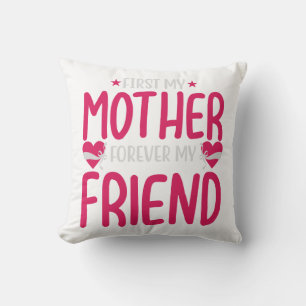 Cojín Decorativo Regalo Sentimental Para Siempre Mi Madre Para Siem
