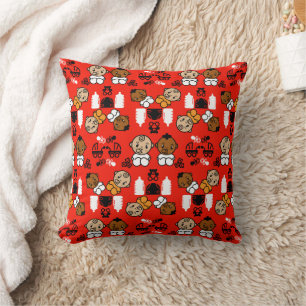 Cojín Decorativo Regalo único de Recién nacido Naranja