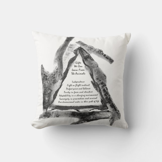 Cojín Decorativo Regalos De Animales (Anverso)