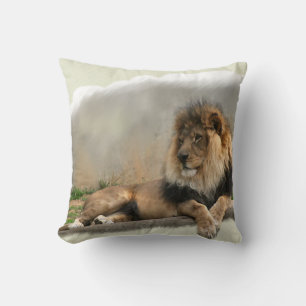 Cojín Decorativo Regalos de arte de los amantes del león