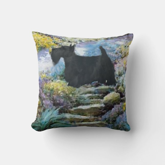 Cojín Decorativo Regalos de arte territorial de Escocia (Anverso)