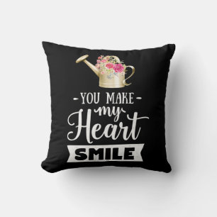 Cojín Decorativo Regalos de boda Me Haces Sonreír El Corazón