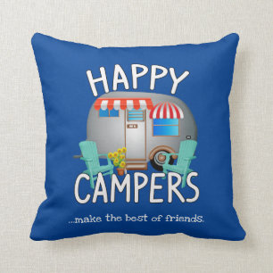 Cojín Decorativo Regalos de camping Camper feliz