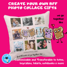 Regalos de Collage de fotos BFF - Nos juntamos com