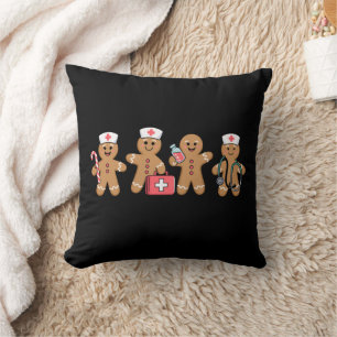 Cojín Decorativo Regalos de equipo de enfermeras de pan de jengibre