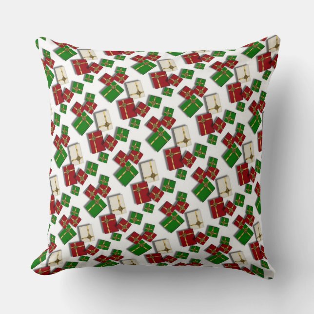 Cojín Decorativo Regalos de Navidad (Anverso)