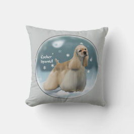 Cojín Decorativo Regalos de Navidad para Cocker Spaniel