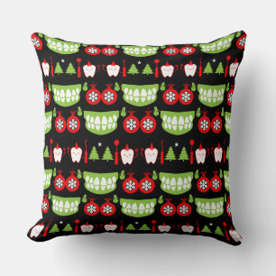 Cojín Decorativo Regalos de Navidad para dentistas