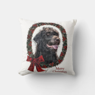 Cojín Decorativo Regalos de Navidades de Labradoodle