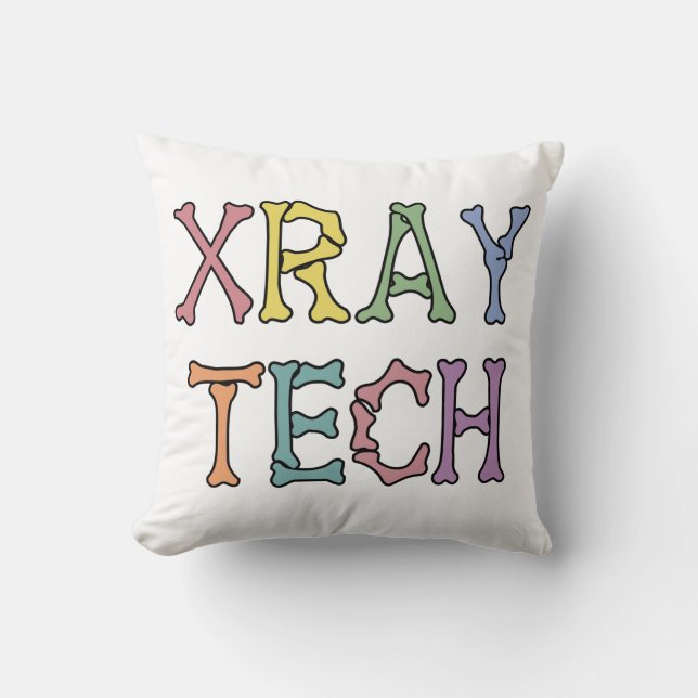 Cojín Decorativo Regalos de Xray Tech X-ray Technologist (Anverso)