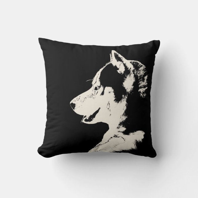 Cojín Decorativo Regalos Husky Pillow Siberian Husky Malamute (Anverso)