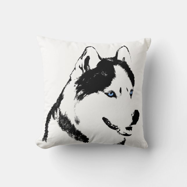 Cojín Decorativo Regalos Husky Pillow Siberian Husky Malamute (Anverso)
