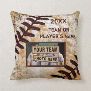 Cojín Decorativo Regalos nocturnos para adultos del béisbol, tu fo