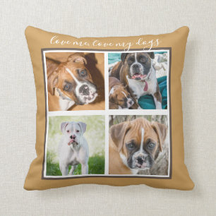 Cojín Decorativo Regalos personalizados del perro - foto de encargo