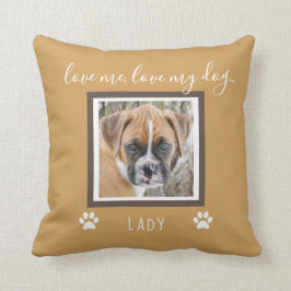 Cojín Decorativo Regalos personalizados del perro - su foto de los