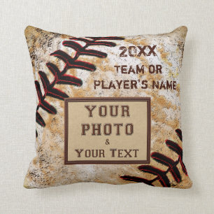 Cojín Decorativo Regalos personalizados para equipos de béisbol con