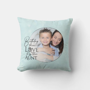 Cojín Decorativo Regalos simples y lindos para tías   Cumpleaños de