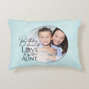 Cojín Decorativo Regalos simples y lindos para tías Cumpleaños de