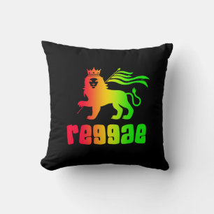 Cojín Decorativo Reggae Rasta León 
