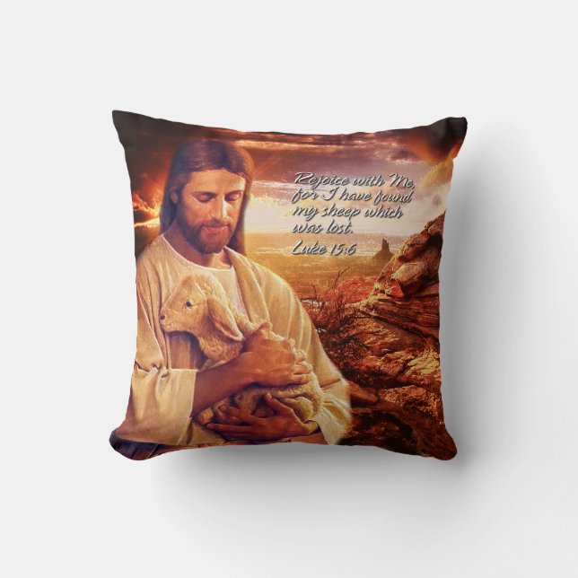 Cojín Decorativo Regocijarse conmigo Pillow (Anverso)