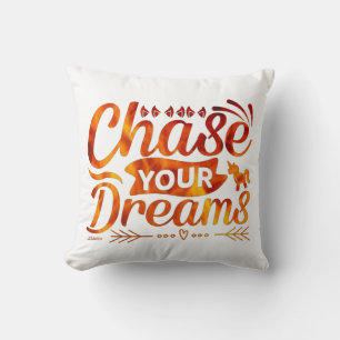 Cojín Decorativo REGUIRE SUS SUEÑOS regalo de cita motivacional
