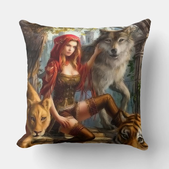 Cojín Decorativo Reina de los monstruos (Anverso)