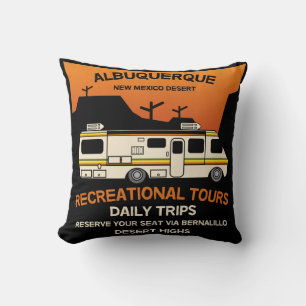 Cojín Decorativo Reina del Camper - Divertida Caravana de RV Campin