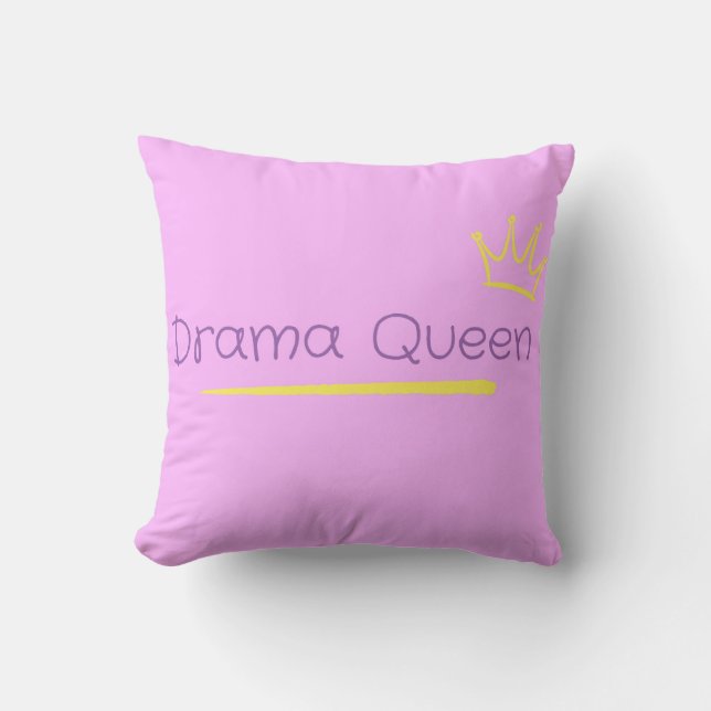 Cojín Decorativo Reina del Drama (Anverso)