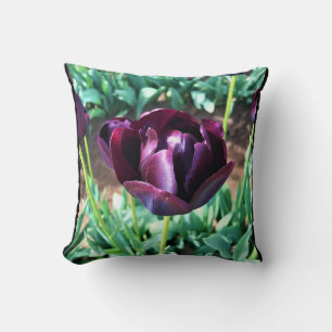 Cojín Decorativo Reina del tulipán nocturno, Oregón