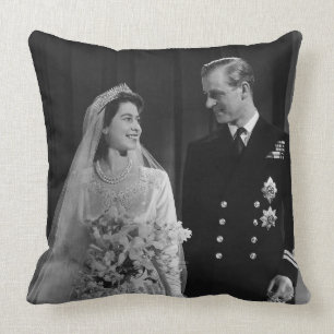 Cojín Decorativo Reina Elizabeth - boda real