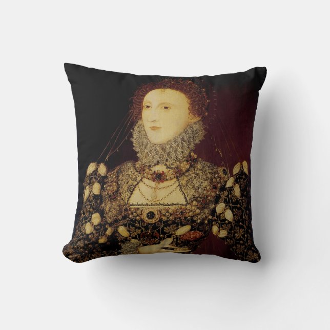 Cojín Decorativo Reina Elizabeth I (Anverso)