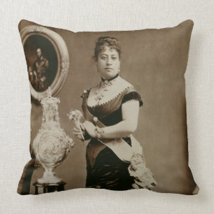 Cojín Decorativo Reina Emma (1836-85) (fotografía de la sepia)