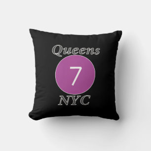 Cojín Decorativo Reinas tren 7 de NYC