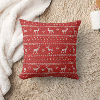 Cojín Decorativo Reindeer Knit Sweater Look