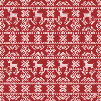 Cojín Decorativo Reindeer Pattern