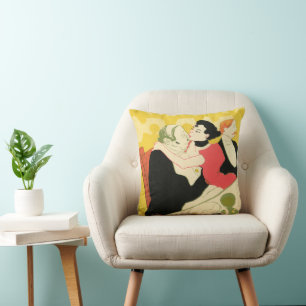 Cojín Decorativo Reine de Joie Toulouse Lautrec