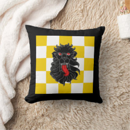 Cojín Decorativo Reino de una placa de pueblo Tir