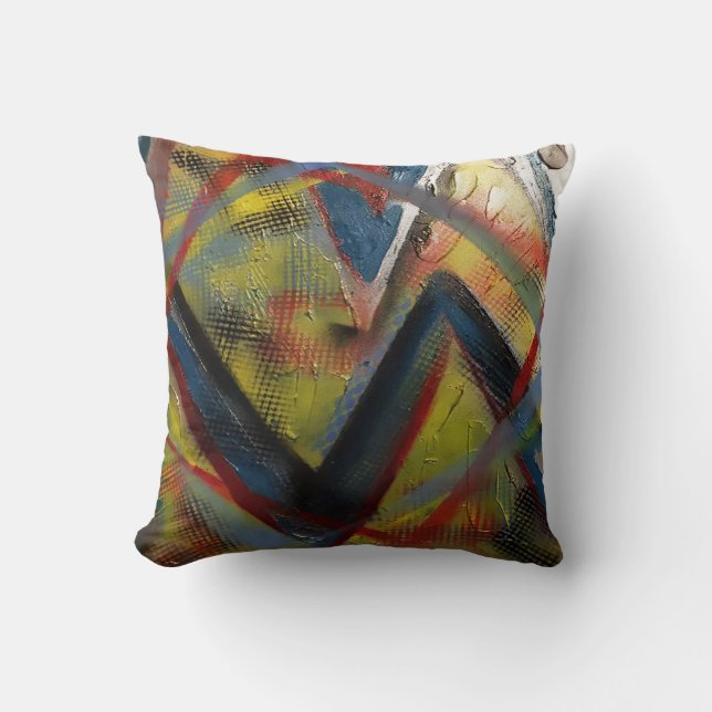 Cojín Decorativo Rejilla por completo (Anverso)