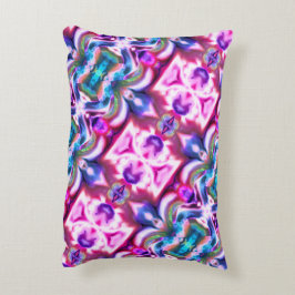 Cojín Decorativo Relación rosa y colorida con un estilo de cristal