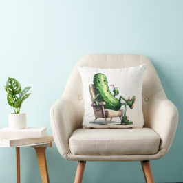 Cojín Decorativo Relajación de la piel en una silla